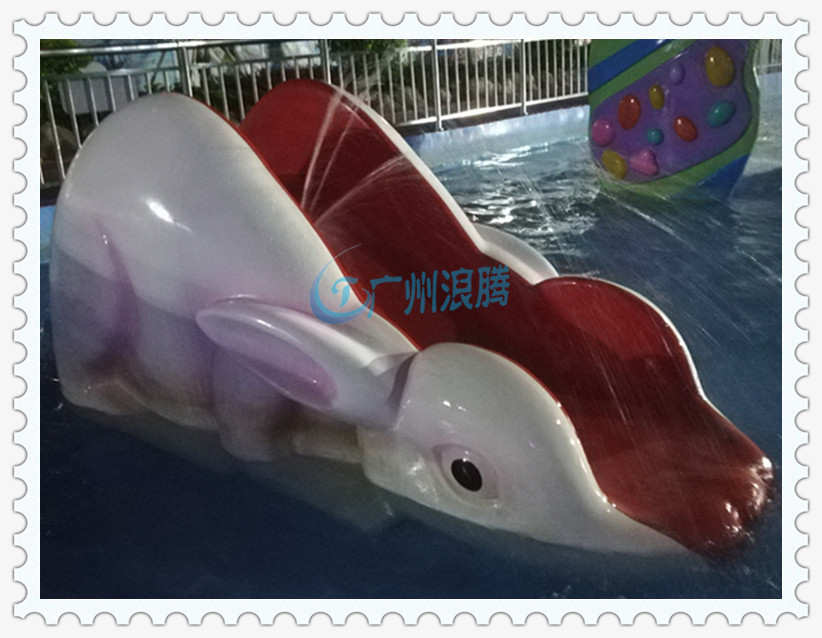 水上樂園設備-大白兔滑梯 水上樂園設備-大白兔滑梯