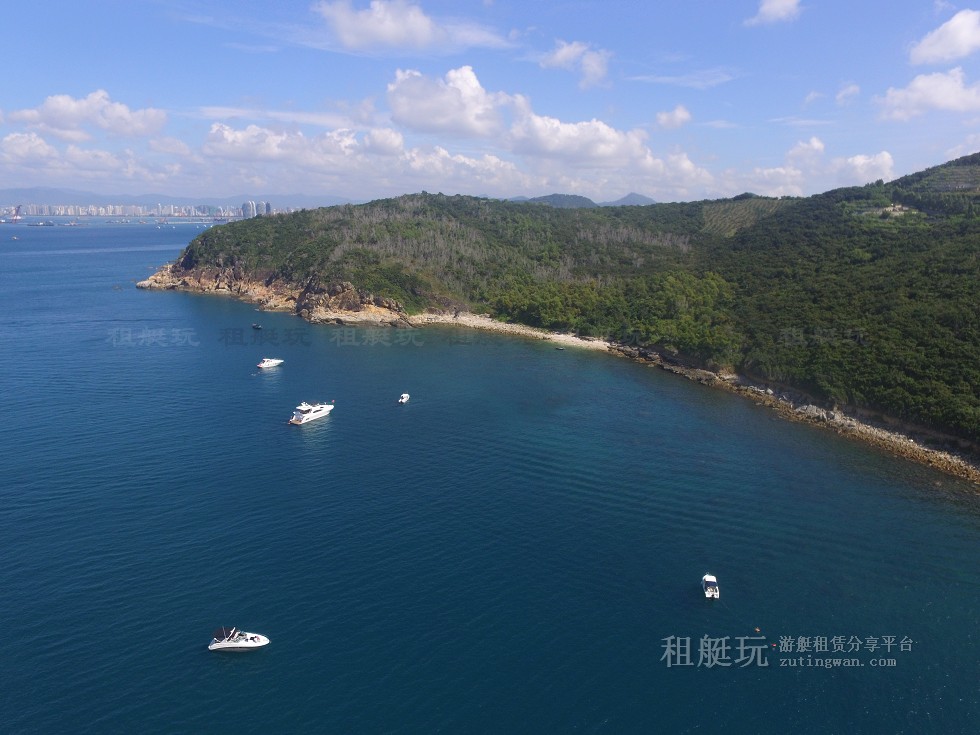 三亞旅游游艇租賃，三亞港至三亞角航線