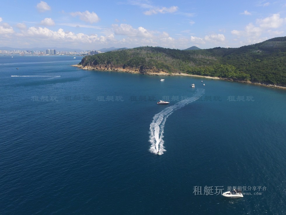 三亞旅游游艇租賃，三亞港至三亞角航線