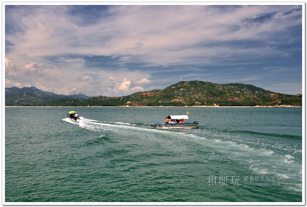 巽寮灣游艇碼頭→雙月灣→巽寮灣游艇碼頭 巽寮灣游艇碼頭→雙月灣→巽寮灣游艇碼頭